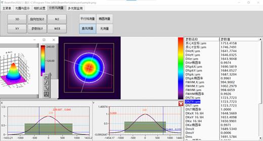 Beamfiler激光光斑分析儀圖二